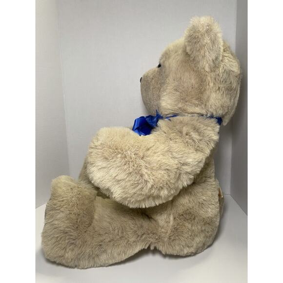 VINTAGE 1984 Cartier Bear Plush Stuffed Animal 23 Inches - Picture 7 of 10